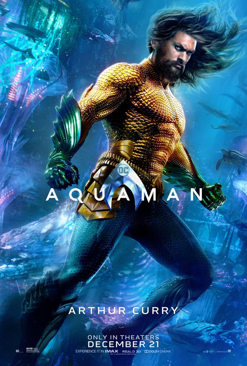 Jason Momoa as Arthur Curry in Aquaman